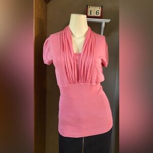 ⭐️FIRM PRICE⭐️ Sweaterworks Silk Blend Knit Top Women’s Size Small, pink